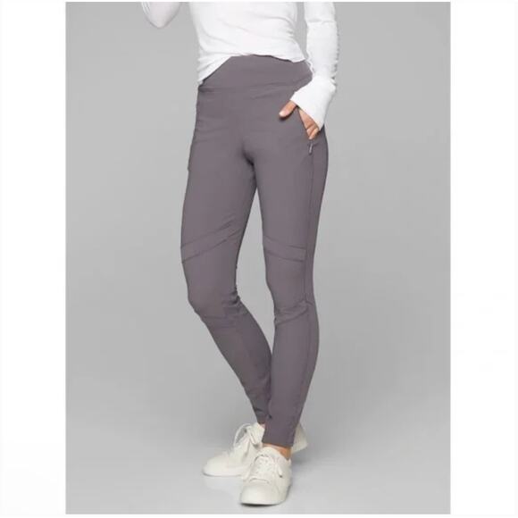 Athleta Mid Rise Highline Hybrid Summiter Tight Pant 6 - Picture 1 of 4
